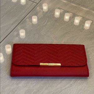 Guess Red Clutch